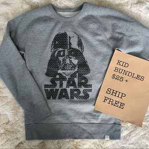 14-16 GAP Darth Vader Star Wars Crew neck Sweatshirt